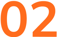 Chiffre deux orange
